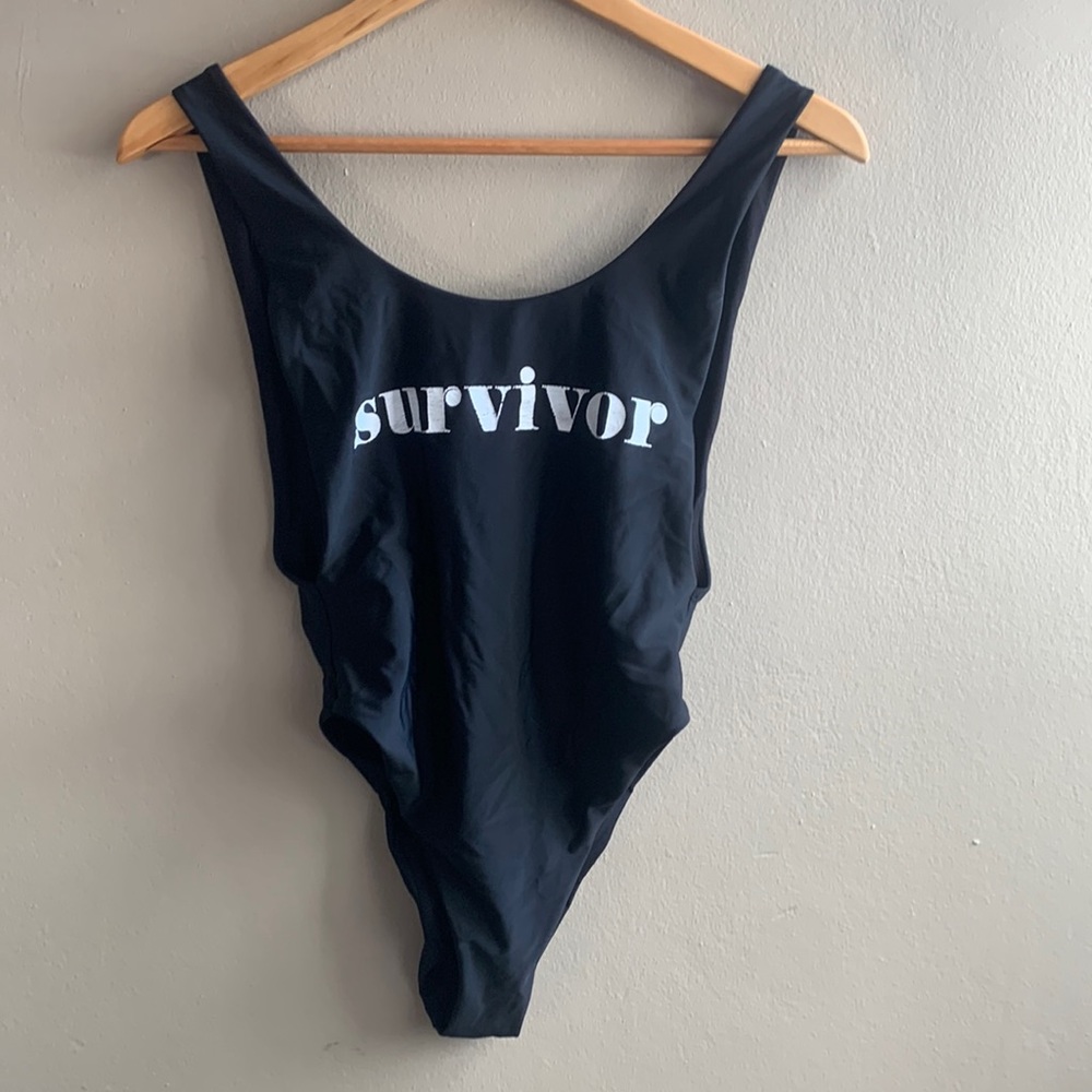 Aerie Swim Onepiece Black